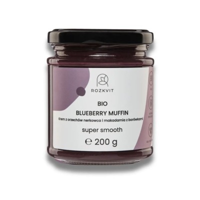 BIO BLUEBERRY MUFFIN Krem Borówkowy 200g