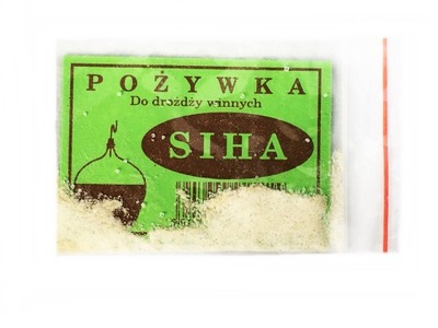 Pożywka do drożdży winnych Siha