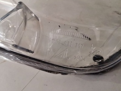Стекло фары пассажира do renault captur фото №1