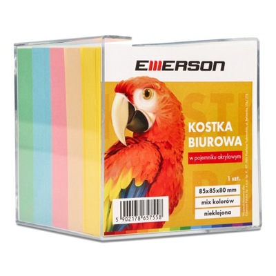 Emerson Karteczki Kostka kolorowa 85x85x80 box