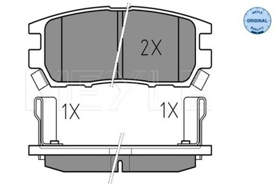 ZAPATAS HAM. MITSUBISHI T. PAJERO 90- Z SENSOR  