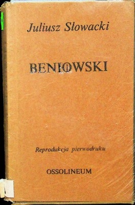 Bienowski poema reprint z 1841r.