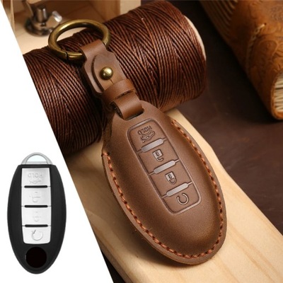 BROWNCAR KEY COVER CASE FOR NISSAN JUKE LEAF MICRA K12 NOTE PATROL QASHQAI  