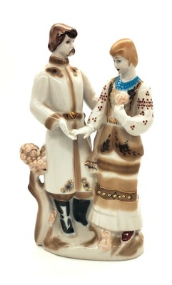 PORCELANOWA FIGURA ZARĘCZYNY: WOŁYŃ,