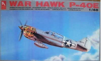 War Hawk P-40E Hobbycraft HC1402 skala 1/48
