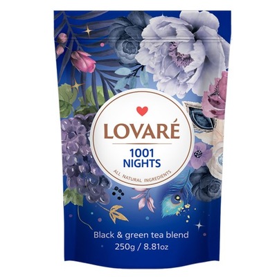 Herbata Lovare liściasta z dodatkami 1001 Night idealny prezent 250g