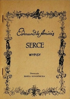 Serce Wypisy Edmund de Amicis SPK