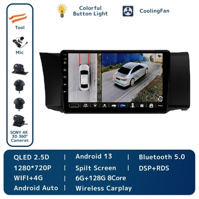 NAVEGACIÓN GPS PARA TOYOTA GT 86 PARA SUBARU BRZ 2012-2016 RADIO DE AUTOMÓVIL CARPLAY  