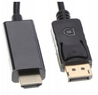 Kabel Display Port - HDMI 4K 1.8m DP DisplayPort