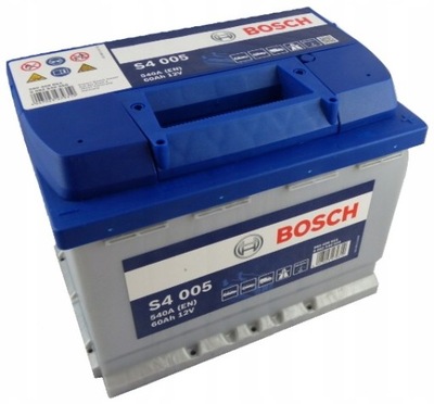 АККУМУЛЯТОР BOSCH SILVER S4 005 60AH 540A P+