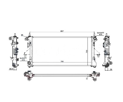 РАДІАТОР FIAT DUCATO 06- 1349207080