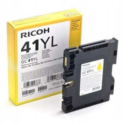 Tusz Ricoh 405768 GC41YL żółty (yellow)