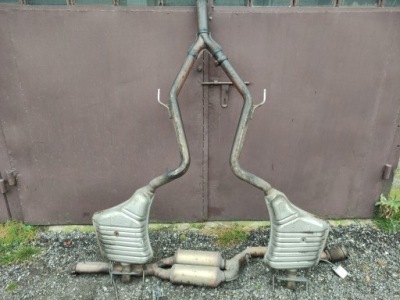 W221 s выхлоп гаситель 320 cdi дизель long рестайлинг фото №1