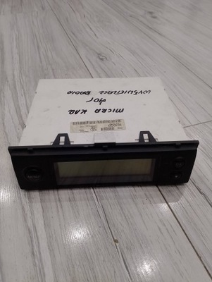 Дисплей радио 3v07418 micra k12 nissan фото №1