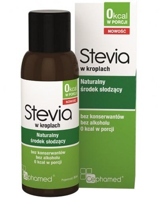 STEVIA ROŚlINNA STEWIA NATURALNY ŚRODEK SŁODZĄCY 55 ML