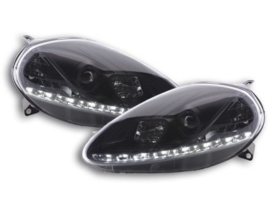 ŽIBINTAI PRIEK. DAYLIGHT LED DRL FIAT GRANDE PUNTO 199 