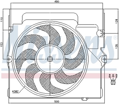 NISSENS VENTILATEUR DE RADUATEUR 85645 - milautoparts-fr.ukrlive.com