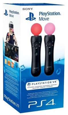 2x NOWY KONTROLER RUCHU PLAYSTATION MOVE PS4 VR TWIN PACK