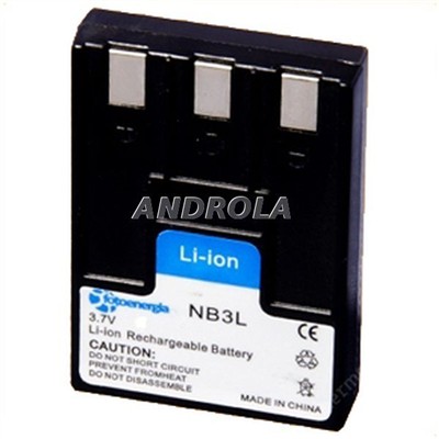 Bateria Canon NB-3L IXUS 300 400 500 700 790mAh