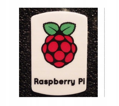 Naklejka Raspberry Pi 19 x 28 mm 306b