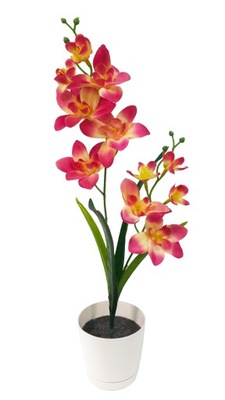 Storczyk Sztuczny Kwiat Różowy Orchidea 50 cm