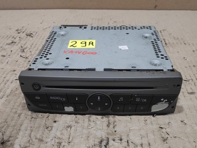 Радио оригинальные заводской радиопроигрыватель cd renault kangoo ii 821150042r фото №1