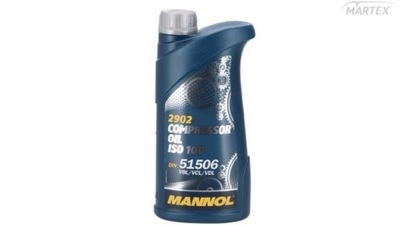 OLEJ DO SPREZAREK 100 1L MANNOL ISO 100; ISO DP 6521 L-DAA/L-DAB/L-DAG/L-DA