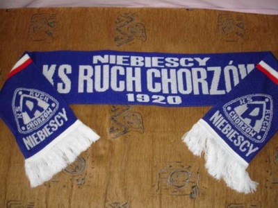 RUCH CHORZÓW Szalik !! NIEBIESCY 1920 !!