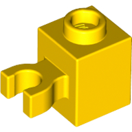 LEGO 30241b Żółty 1x1 mod. zaczep 4515354 2szt