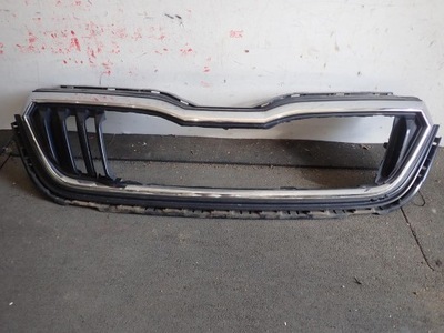 Решётка радиатора хром skoda scala 2019- 657853653 фото №1