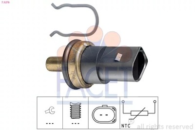 ELEKTROTECHNIKA KW 530278 JUTIKLIS TEMP VARIKLIO VANDENS EPS 1.830.278 - AUDI 