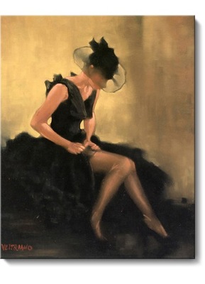 Jack Vettriano - Evening Black, 80x100 cm