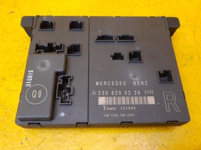 Mercedes r230 модуль блок управления дверь 2308200226 фото №1