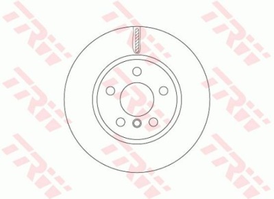 Trw df6757 диск тормозная 1szt фото №1