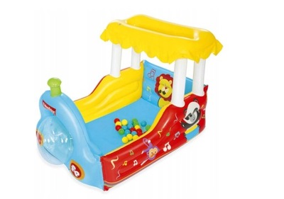 DMUCHANY POCIĄG BASEN PIŁKI 132x94 Fisher Price