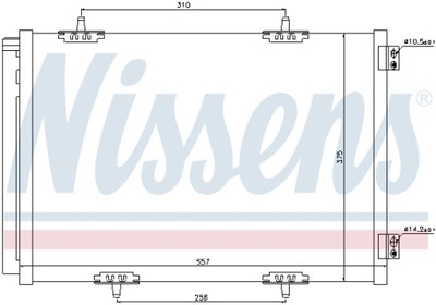 РАДІАТОР КОНДИЦІОНЕРА Z OSUSZACZEM NISSENS 940055 6455EK