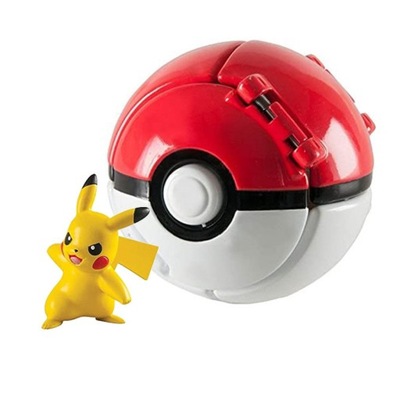 Figurki Pokemon Clip Go PokeBall - Pikachu