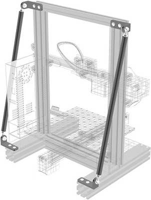 Zestaw Części Do Drukarki 3d Zestaw Aluminiowego