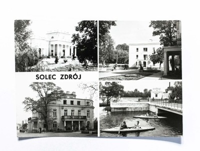 SOLEC ZDRÓJ - PIJALNIA, UZDROWISKO, WILLA JASNA, SANATORIUM, PARK 1983