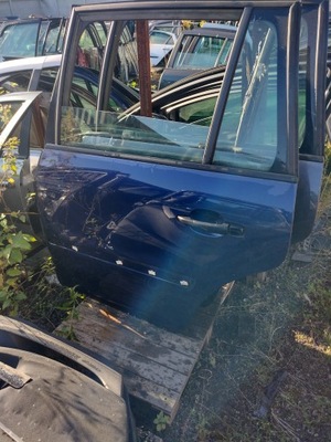 Дверь левый задняя citroen c4 grand picasso niebieskie фото №1