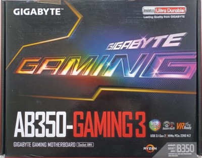 Płyta główna Gigabyte AB350-Gaming 3 ATX GA-AB350-GAMING 3