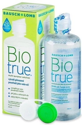 PŁYN DO SOCZEWEK BAUSCH BIOTRUE 300 ML + POJEMNIK