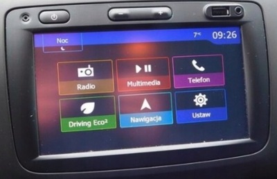 Mapa do nawigacji Aktualizacja map Media Nav Evolution 2 3 Renault, Dacia