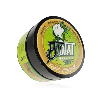 BIOTAT | TATTOO BUTTER | Masło znieczulające | 100 g | Naturalne | Do skóry