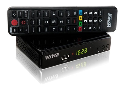 Tuner dekoder DVB-T DVB-T2 Wiwa H.265 Full HD