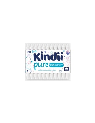 CLEANIC Patyczki kosmetyczne Kindii Pure 60 szt