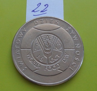 50 złotych z 1981 roku , FAO