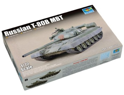 Trumpeter 07144 Russian main battle tank T-80B MBT 1:72