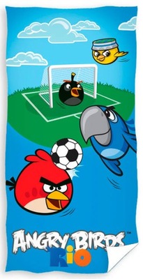 Ręcznik kąpielowy Angry Birds Rio 70x140 plażowy