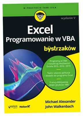 Excel Programowanie w VBA dla bystrzaków